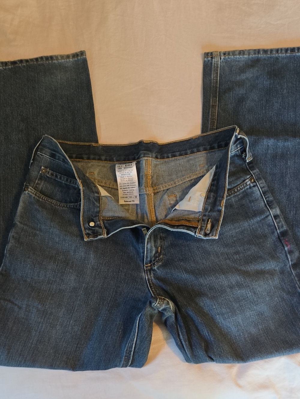 Carhartt Men's Straight-Leg Jeans in Medium Blue